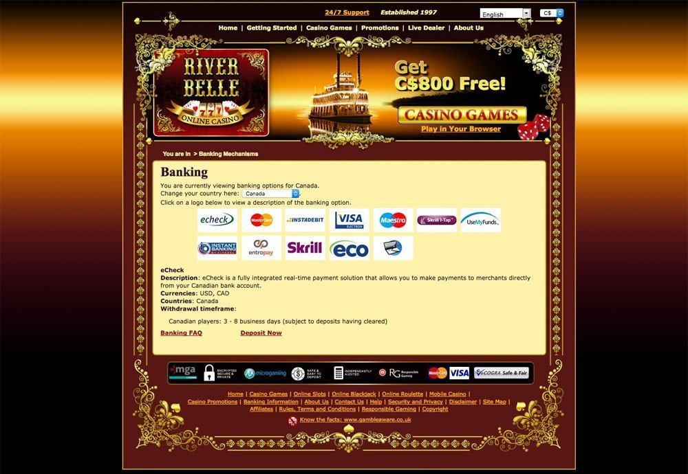 an online casino